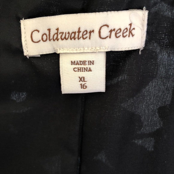 ✨LAST CHANCE✨ Coldwater Creek Black White Patterned Skirt - Picture 2 of 7